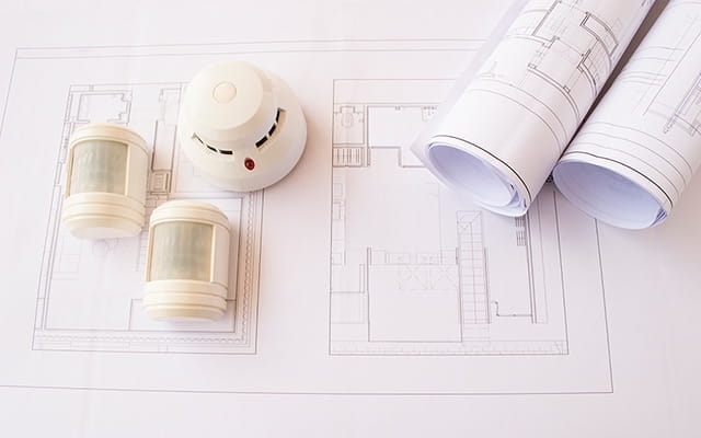 Pläne einer Einbruchmeldeanlage Pläne einer Einbruchmeldeanlage