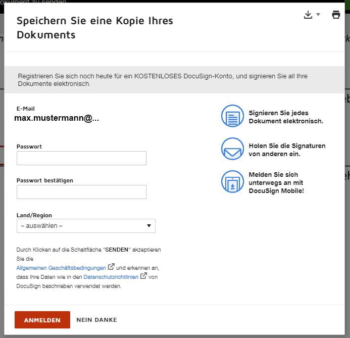 Mainzer Netze DocuSign Signatur Schritt 6_ Dokument per Kopie an Absender uebermitteln Mainzer Netze DocuSign Signatur Schritt 6_ Dokument per Kopie an Absender uebermitteln