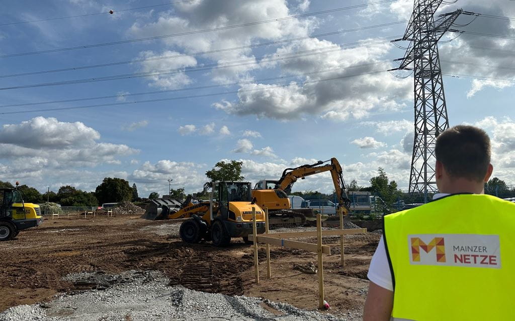 Baustart Umspannwerk