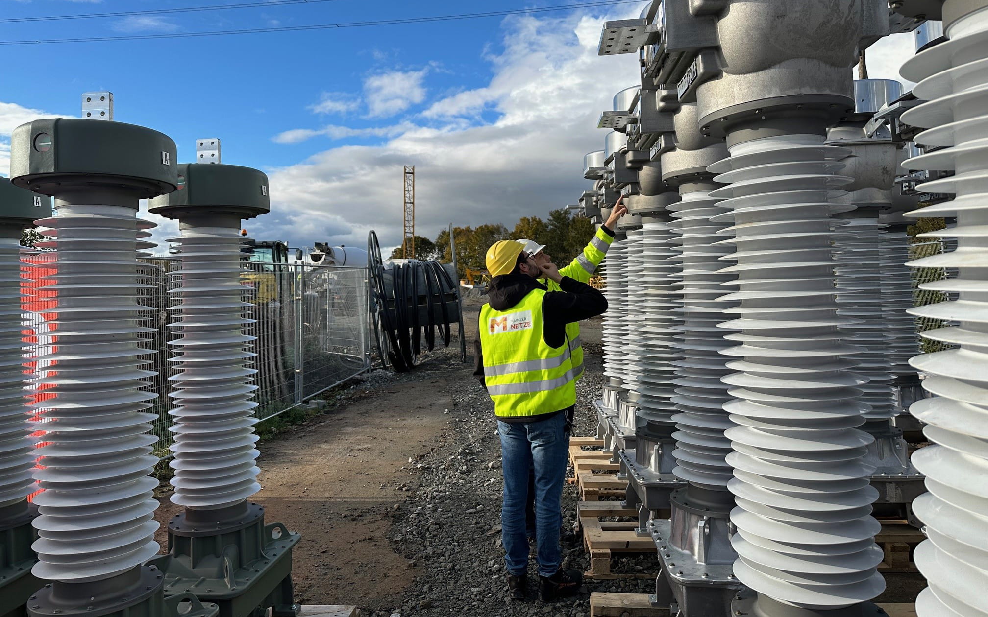 Umspannwerk Mainspitze der Mainzer Netze