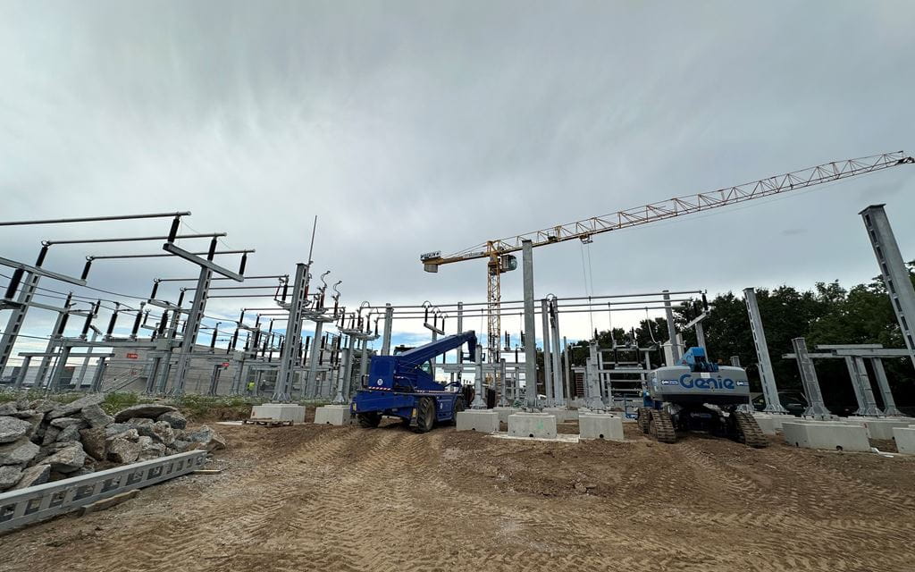 Umspannwerk Mainspitze Feld 2 und 3